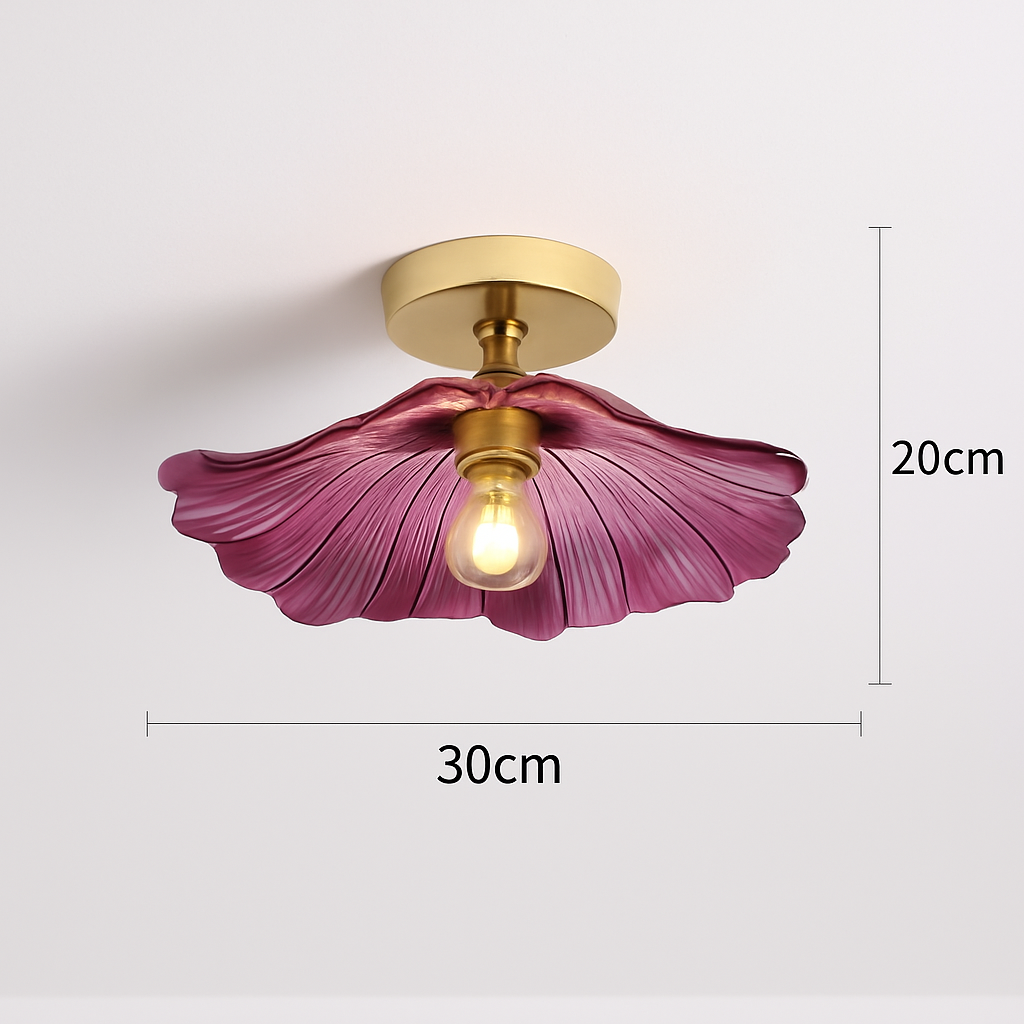 suspension américaine fleur verre pour décoration intérieure - vue 10 sur 12