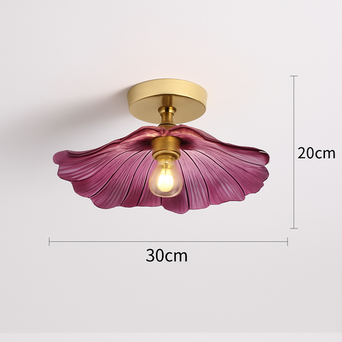 suspension américaine fleur verre pour décoration intérieure - vue 11 sur 12