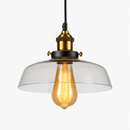 Suspension avec abat-jour en verre Loft