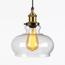 Suspension avec abat-jour en verre Loft