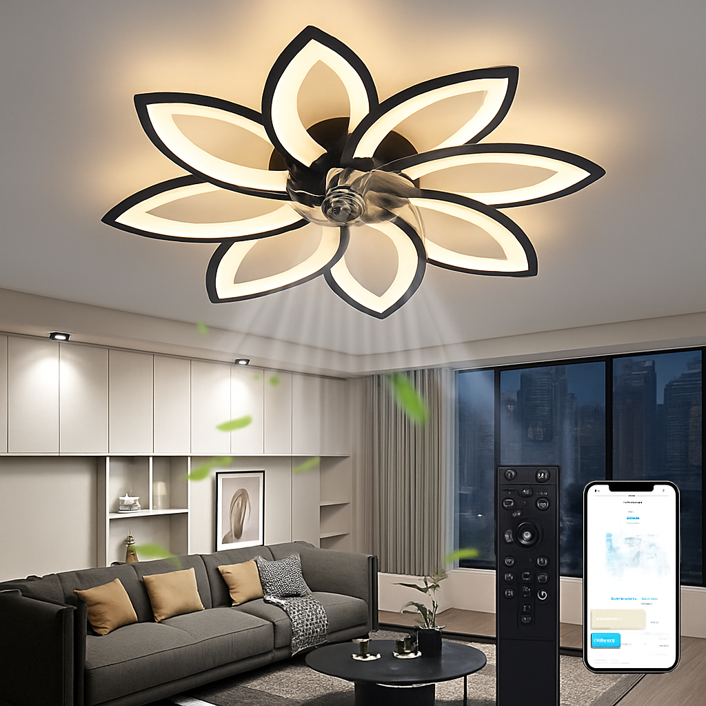 suspension avec télécommande pour éclairage moderne à la maison