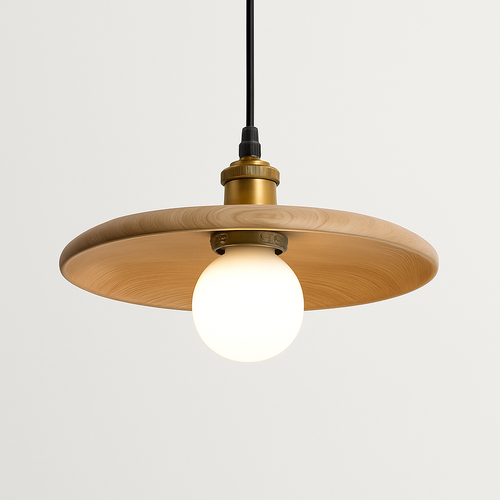 Suspension bois soucoupe volante - vue 2 sur 12