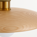 Suspension bois soucoupe volante