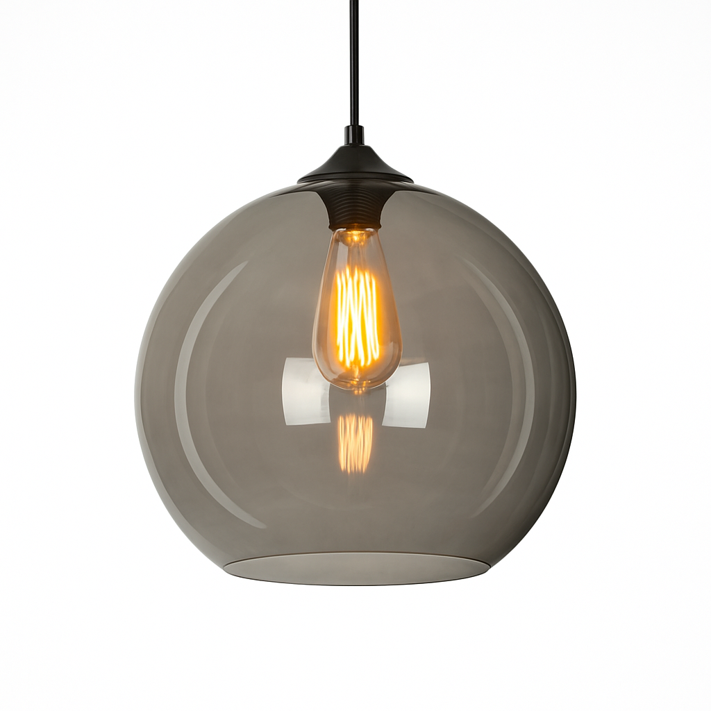 Suspension boule en verre moderne Clear - vue 3 sur 7