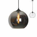Suspension boule en verre moderne Clear