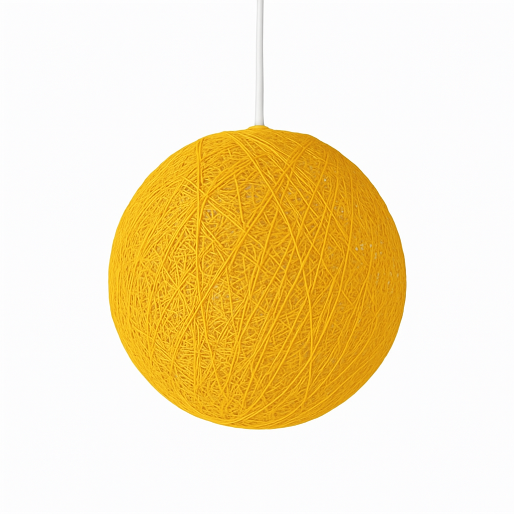 Suspension boule papier Wicker - vue 5 sur 15