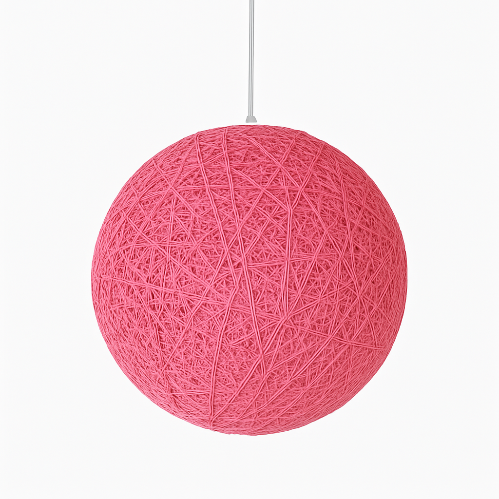 Suspension boule papier Wicker - vue 6 sur 15