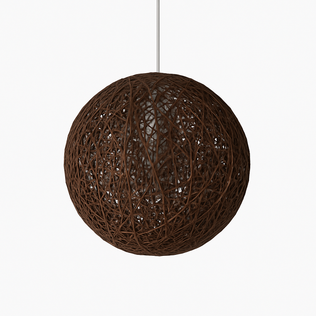 Suspension boule papier Wicker - vue 7 sur 15