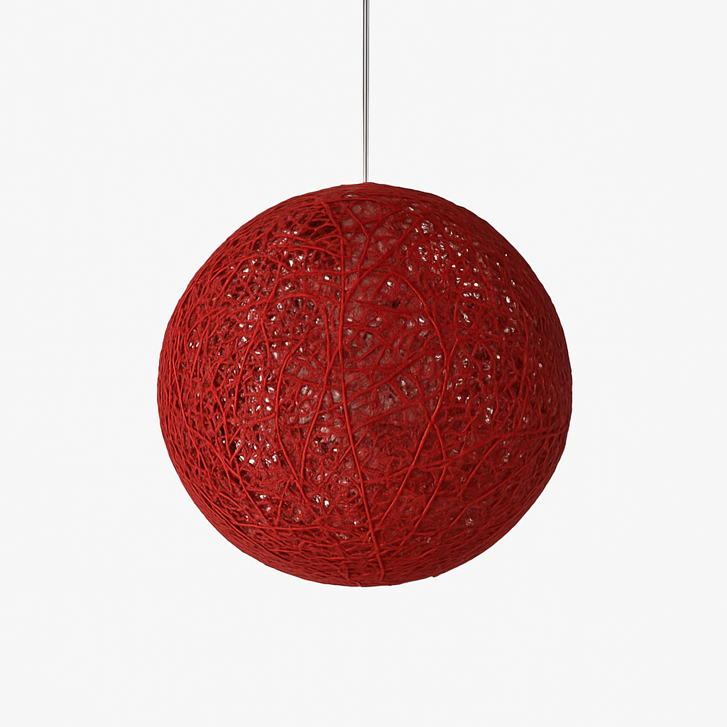 Suspension boule papier Wicker - vue 8 sur 15