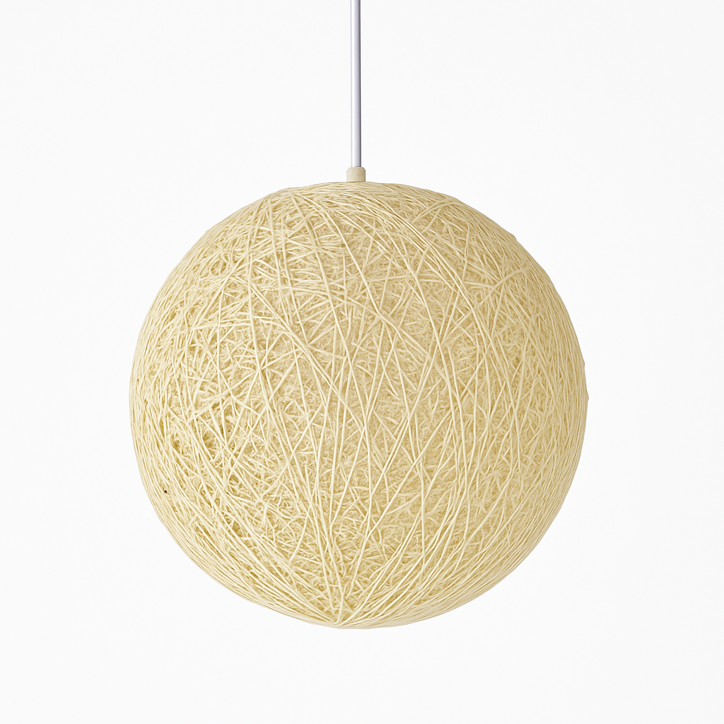 Suspension boule papier Wicker - vue 9 sur 15