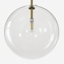 Suspension boule verre design nordique moderne décoratif loft LED