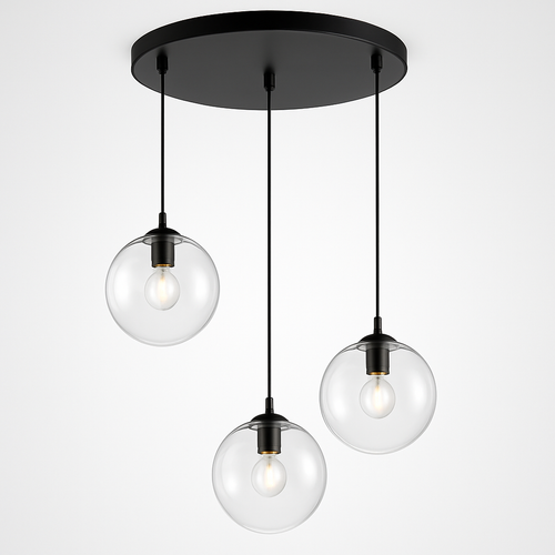 Suspension boules en verre et tige - vue 20 sur 22