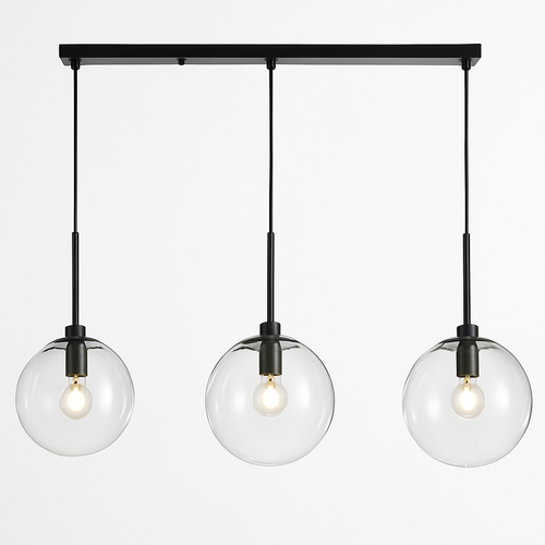Suspension boules en verre et tige