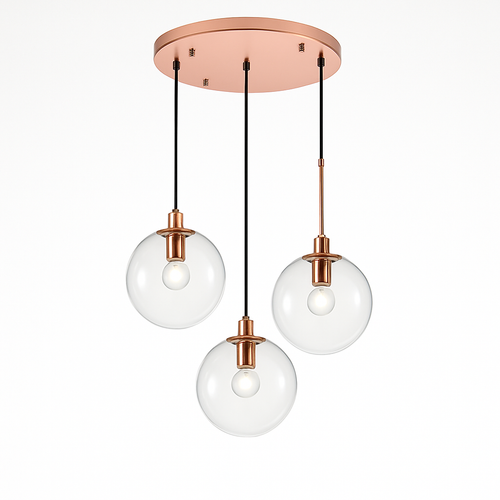Suspension boules en verre et tige - vue 22 sur 22