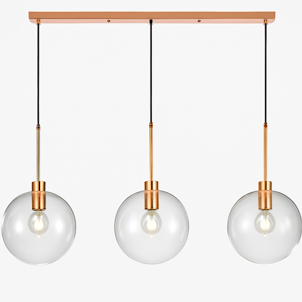 Suspension boules en verre et tige - vue 22 sur 22