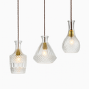 Suspension bouteilles en verre de plusieurs formes Bottle