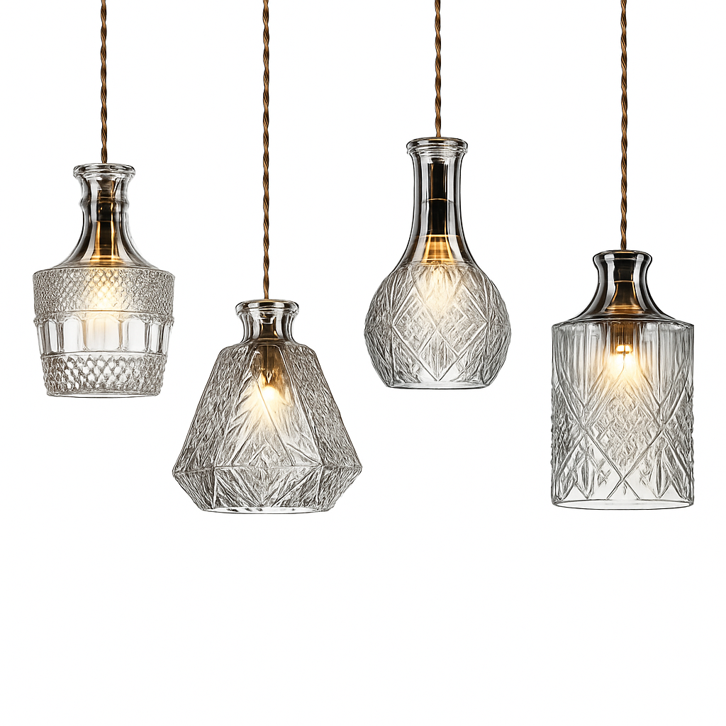 Suspension bouteilles en verre de plusieurs formes Bottle - vue 6 sur 8