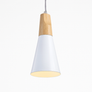 Suspension conique en bois (plusieurs couleurs)