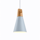 Suspension conique en bois (plusieurs couleurs)