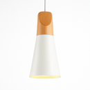 Suspension conique en bois (plusieurs couleurs)
