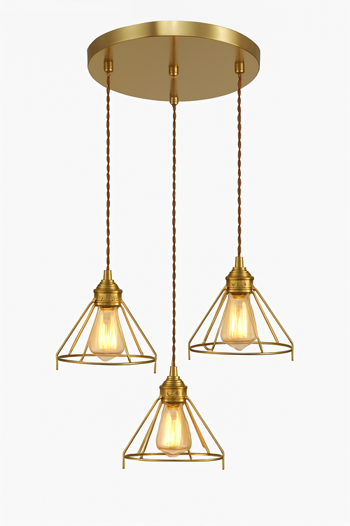 suspension conique en verre Style japonais Vintage - vue 18 sur 30