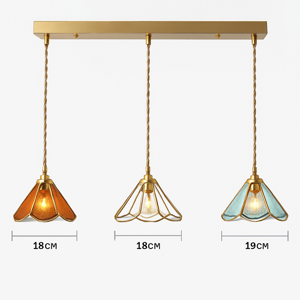 suspension conique en verre Style japonais Vintage - vue 21 sur 30