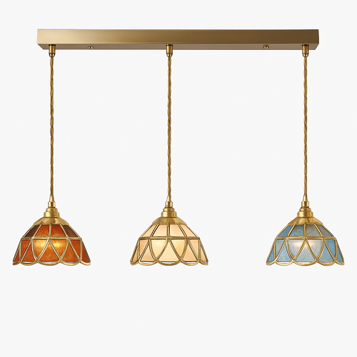 suspension conique en verre Style japonais Vintage - vue 26 sur 30