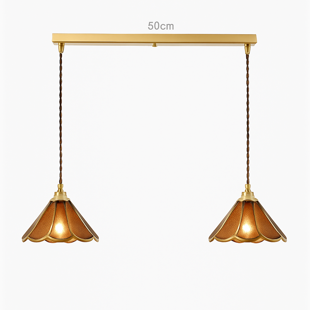 suspension conique en verre Style japonais Vintage - vue 29 sur 30