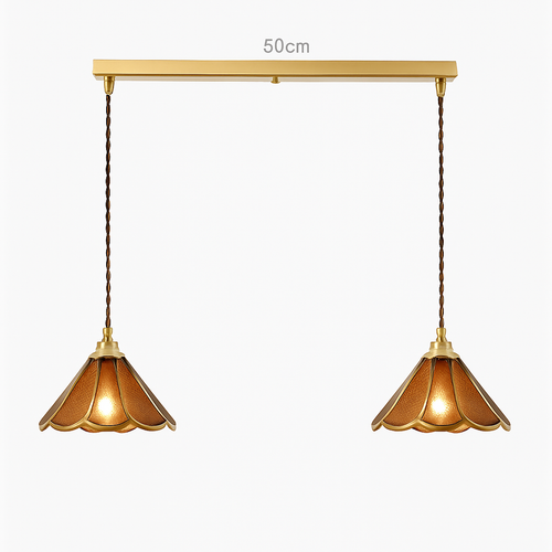 suspension conique en verre Style japonais Vintage - vue 29 sur 30