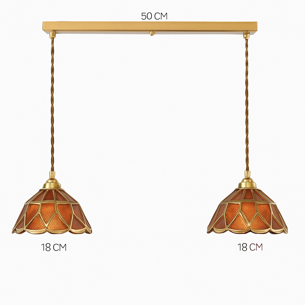 suspension conique en verre Style japonais Vintage - vue 30 sur 30