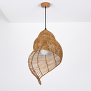 Suspension coquillage spirale en bois Pastoral