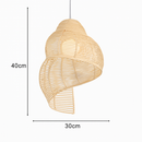 Suspension coquillage spirale en bois Pastoral