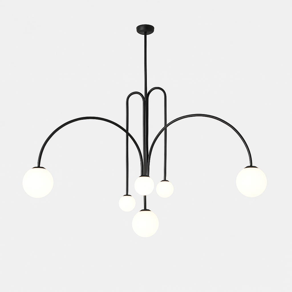 suspension créative en verre pour décoration intérieure moderne - vue 11 sur 12