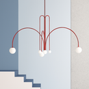 suspension créative en verre pour décoration intérieure moderne