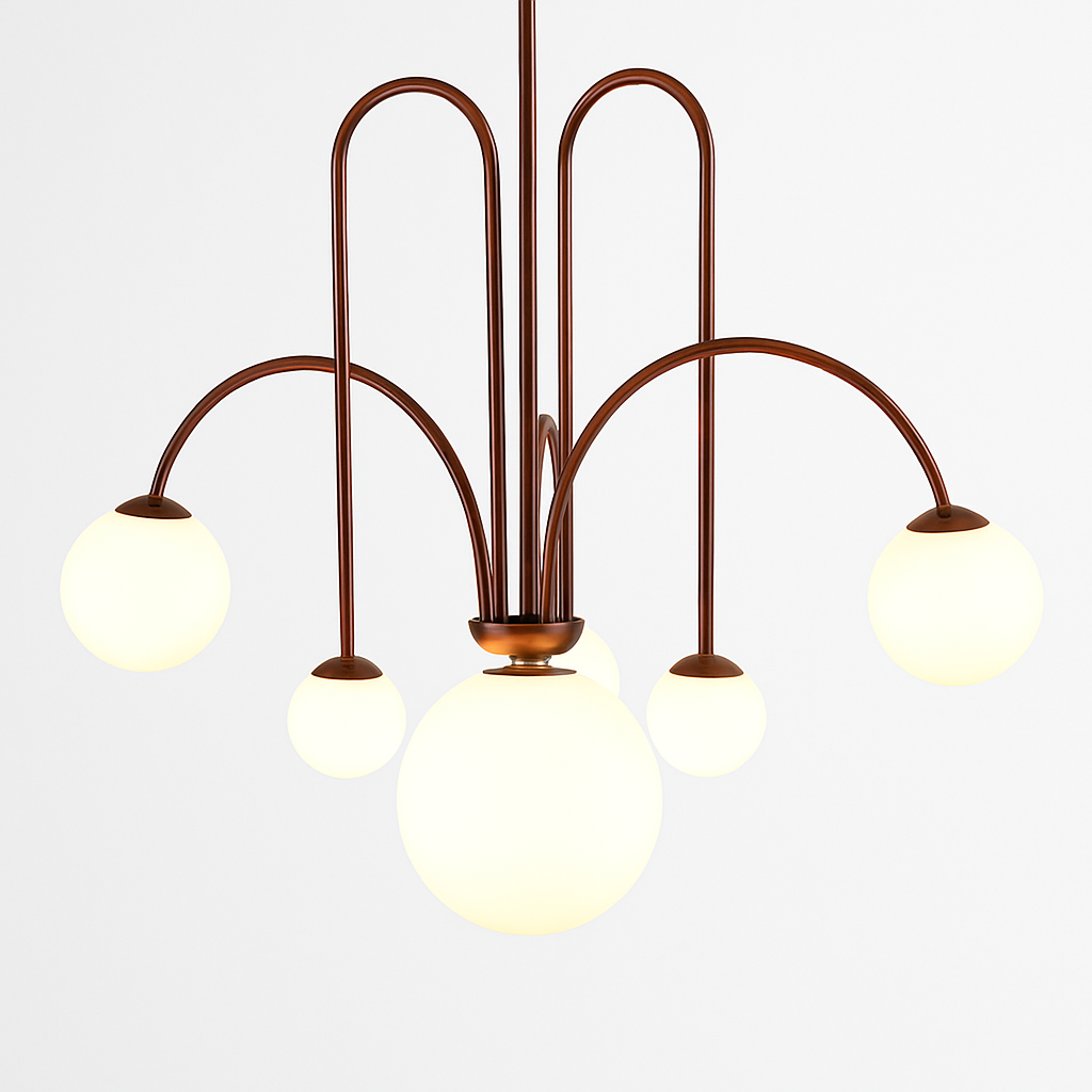 suspension créative en verre pour décoration intérieure moderne - vue 3 sur 12