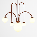 suspension créative en verre pour décoration intérieure moderne