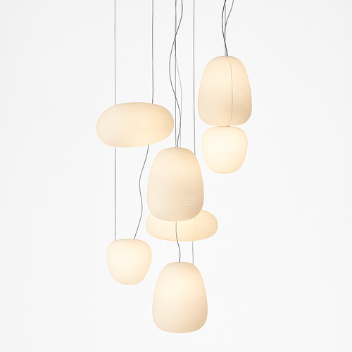 suspension créative en verre pour décoration intérieure moderne - vue 5 sur 9
