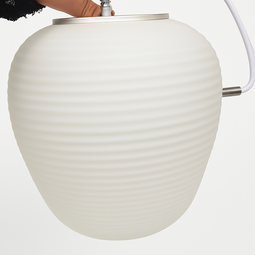 suspension créative en verre pour décoration intérieure moderne - vue 6 sur 9