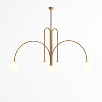 suspension créative en verre pour décoration intérieure moderne