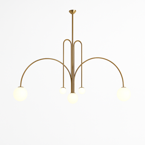 suspension créative en verre pour décoration intérieure moderne