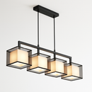 Suspension cubiques style Nordic avec plusieurs lampes