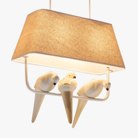 suspension décorative en forme d'oiseau pour intérieur moderne