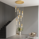Suspension d'escalier en cristal