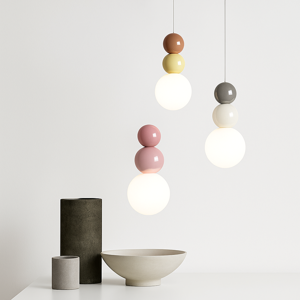 suspension danoise led boule lumineuse pour décoration intérieure - vue 1 sur 29