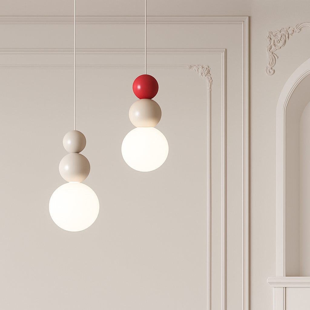 suspension danoise led boule lumineuse pour décoration intérieure - vue 2 sur 29