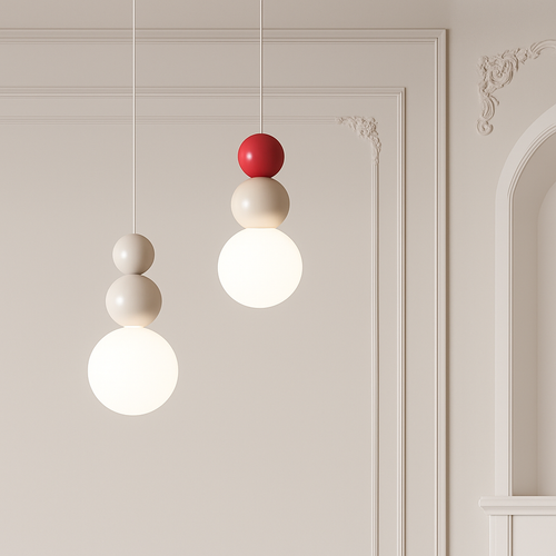 suspension danoise led boule lumineuse pour décoration intérieure - vue 3 sur 29