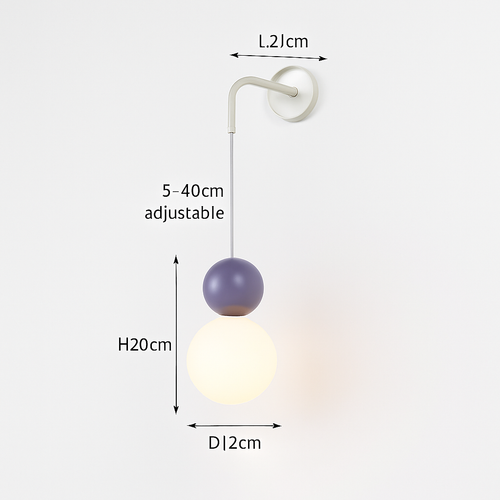 suspension danoise led boule lumineuse pour décoration intérieure - vue 26 sur 29