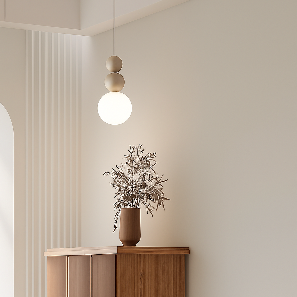 suspension danoise led boule lumineuse pour décoration intérieure - vue 3 sur 29