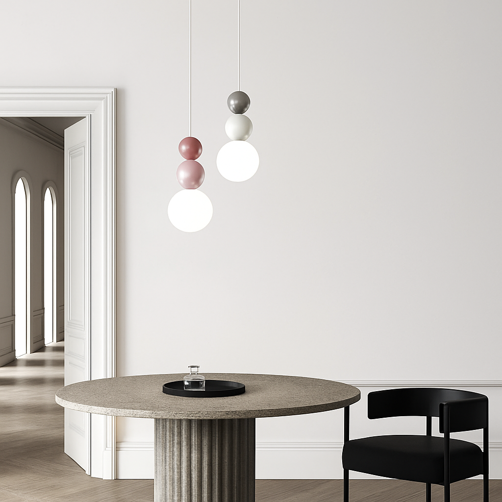 suspension danoise led boule lumineuse pour décoration intérieure - vue 4 sur 29