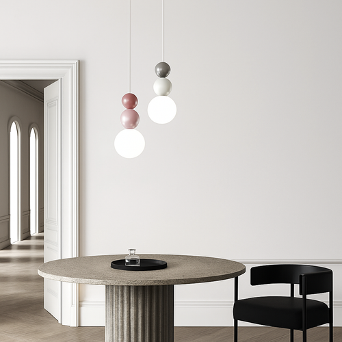 suspension danoise led boule lumineuse pour décoration intérieure - vue 5 sur 29